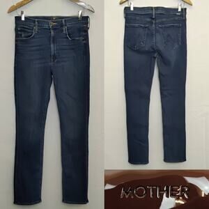 Mother The Dazzler Hover Jeans Women's 30x29 Invitation Only Dark Wash #J5309
